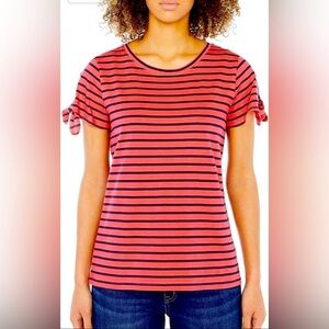 NWT Nautica Ladies' Tie Sleeve Top